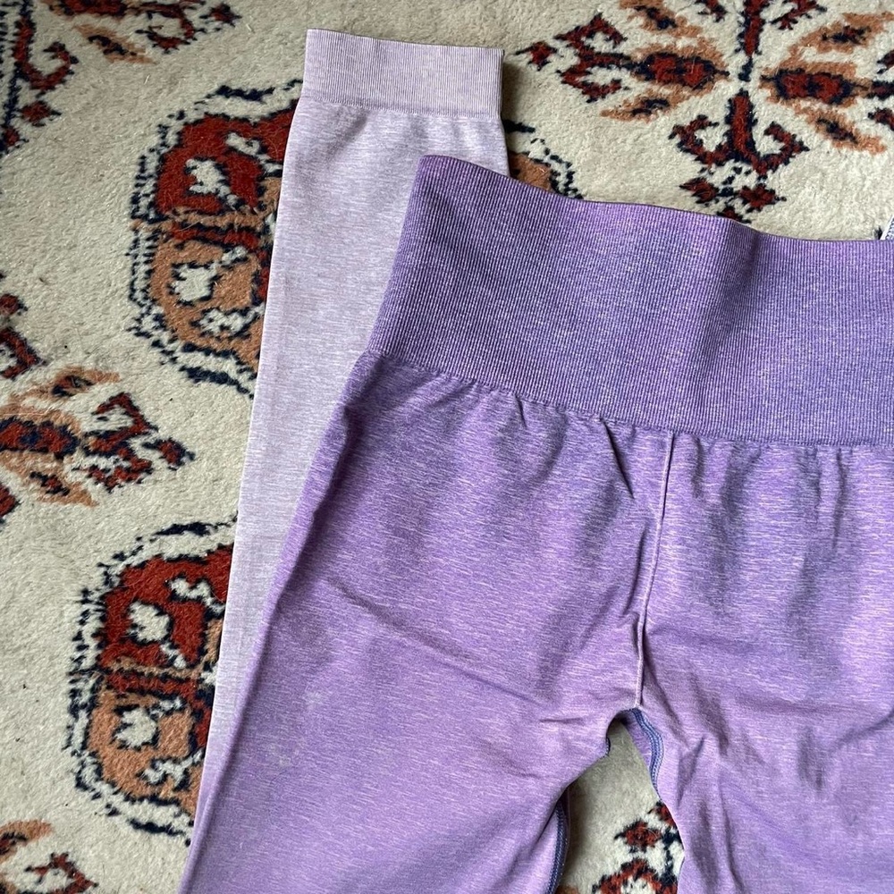 Gymshark Adapt Ombre Leggings in purple - Picture 6 of 8